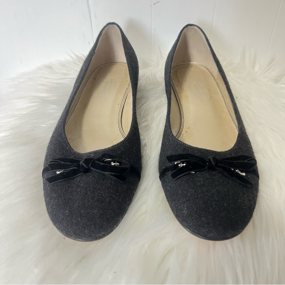 Talbots Ballet Flats Bow Detail Business Casual Soft Girl Preppy Shoe Size 8